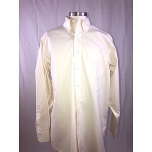 Brooks Brothers Yellow Polo Collared Button Down
